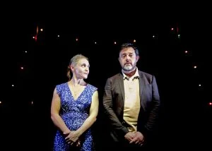 TOMORROW'S PARTIES versione italiana. In foto: Caterina Simonelli e Marco Cavalcoli