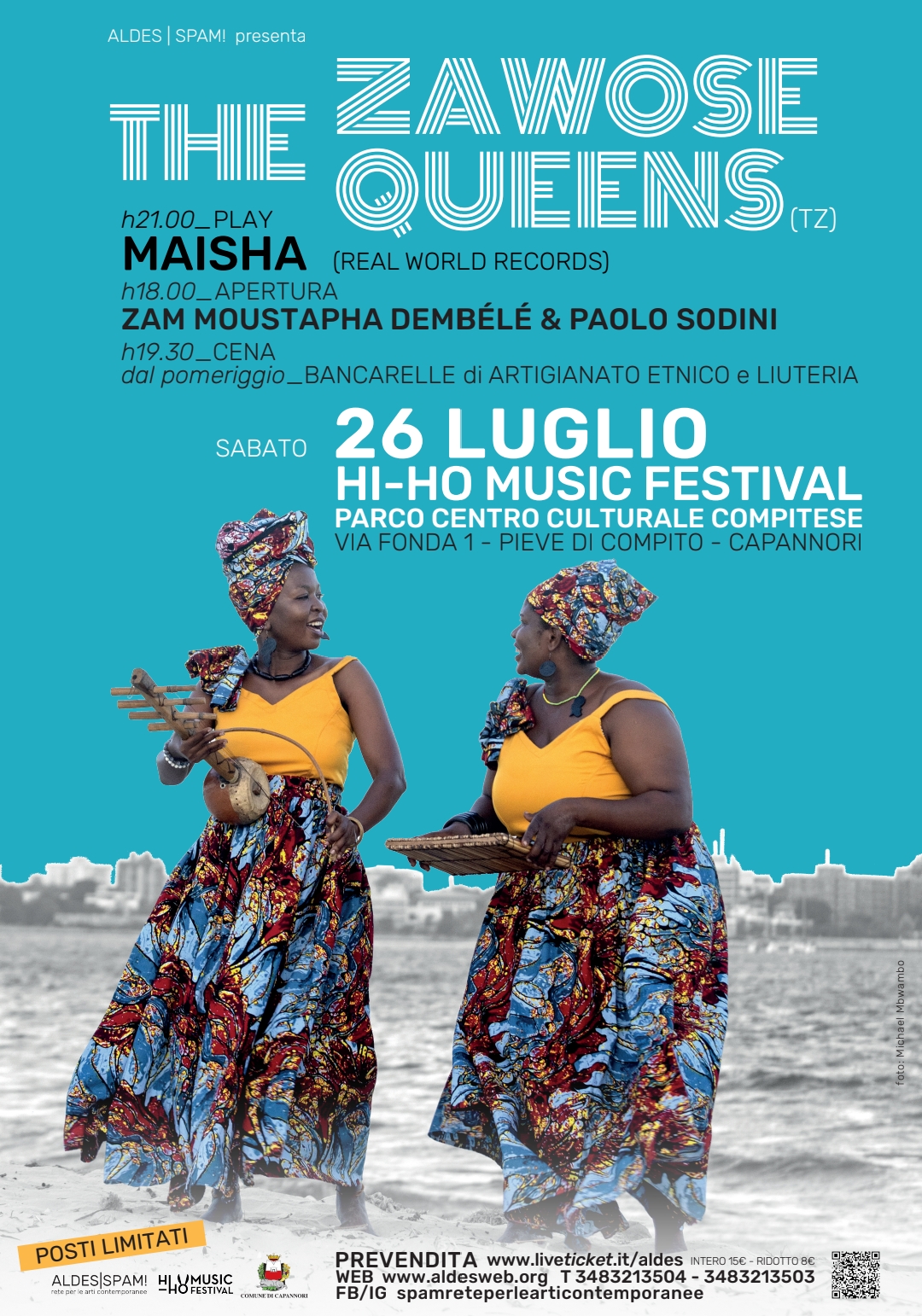 THE ZAWOSE QUEENS in concerto il 26/07/2025 all' HI-HO Music Festival